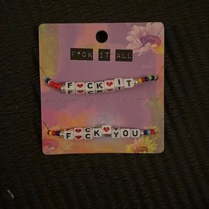 Fuck it earrings. NWT. Price is firm